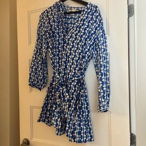 Zara printed mini dress